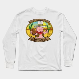 Fat Baby Cowboy Logo Long Sleeve T-Shirt